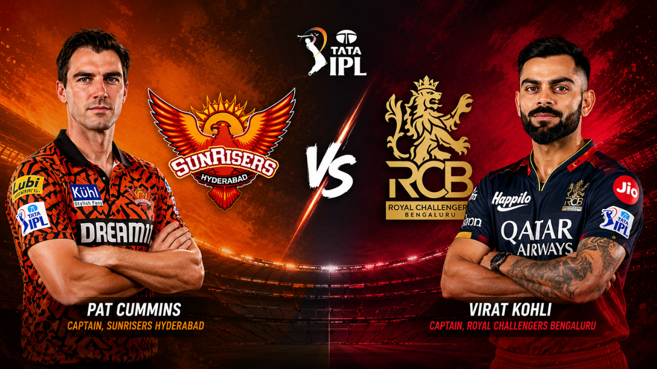 Sunrisers Hyderabad vs Royal Challengers Bengaluru Timeline