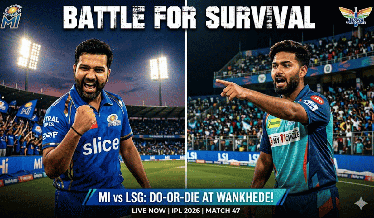 MI vs LSG Battle for Survival