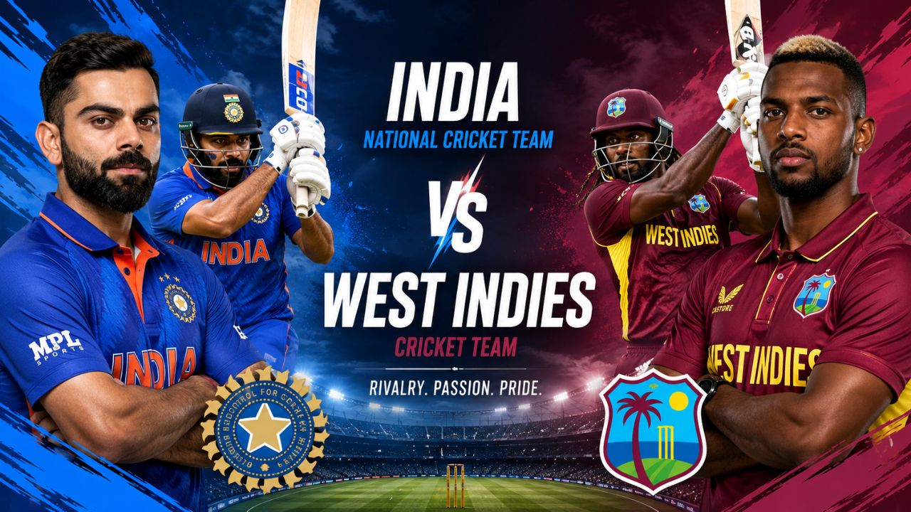 India National Cricket Team vs West Indies Cricket Team Match Scorecard