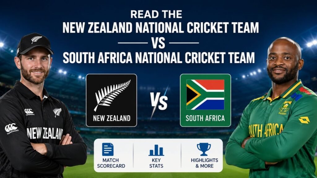 New Zealand National Cricket Team vs South Africa National Cricket Team Match Scorecard